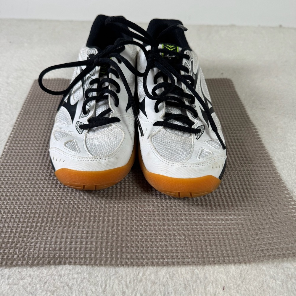 Mizuno Cyclone Speed 3 Volleyball Shoes Womens 7.5 White Black V1GC198009